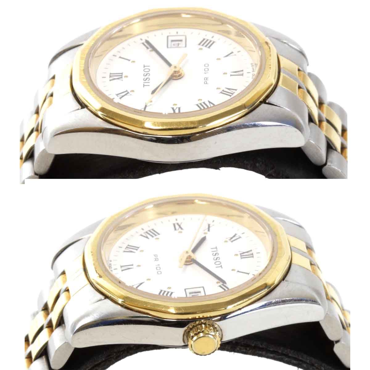 TISSOT PR 100 AUTOQUARTZ 時計 ジャンク TISSOT ティソ PR100 オートクォーツ ジャンク品 腕時計 メンズ SWISS