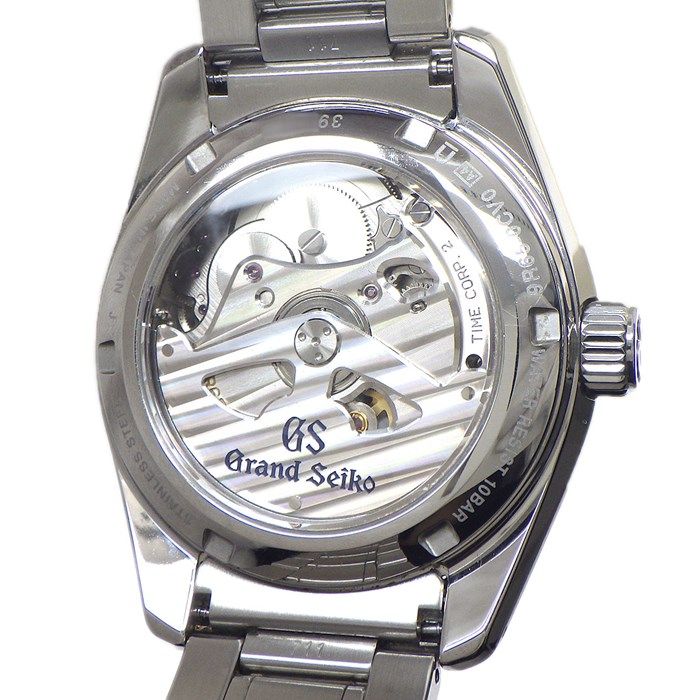 グランドセイコー Grand Seiko 腕時計 ヘリテージ コレクション SBGA373/9Rs65-0CV0 デイト 裏スケ パワーリザーブ表示 サンレイ シャンパンゴールド文字盤 SS スプリングドライブ 自動巻き 【中古】 グランドセイコー Grand Seiko 腕時計 ヘリテージ コレクション
