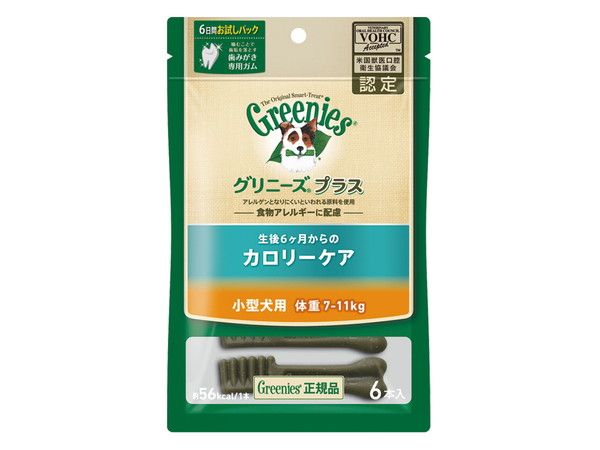 同梱不可 40個セット マースジャパンリミテッド グリニーズプラス カロリーケア 小型犬用 体重7～11kg 6本入り