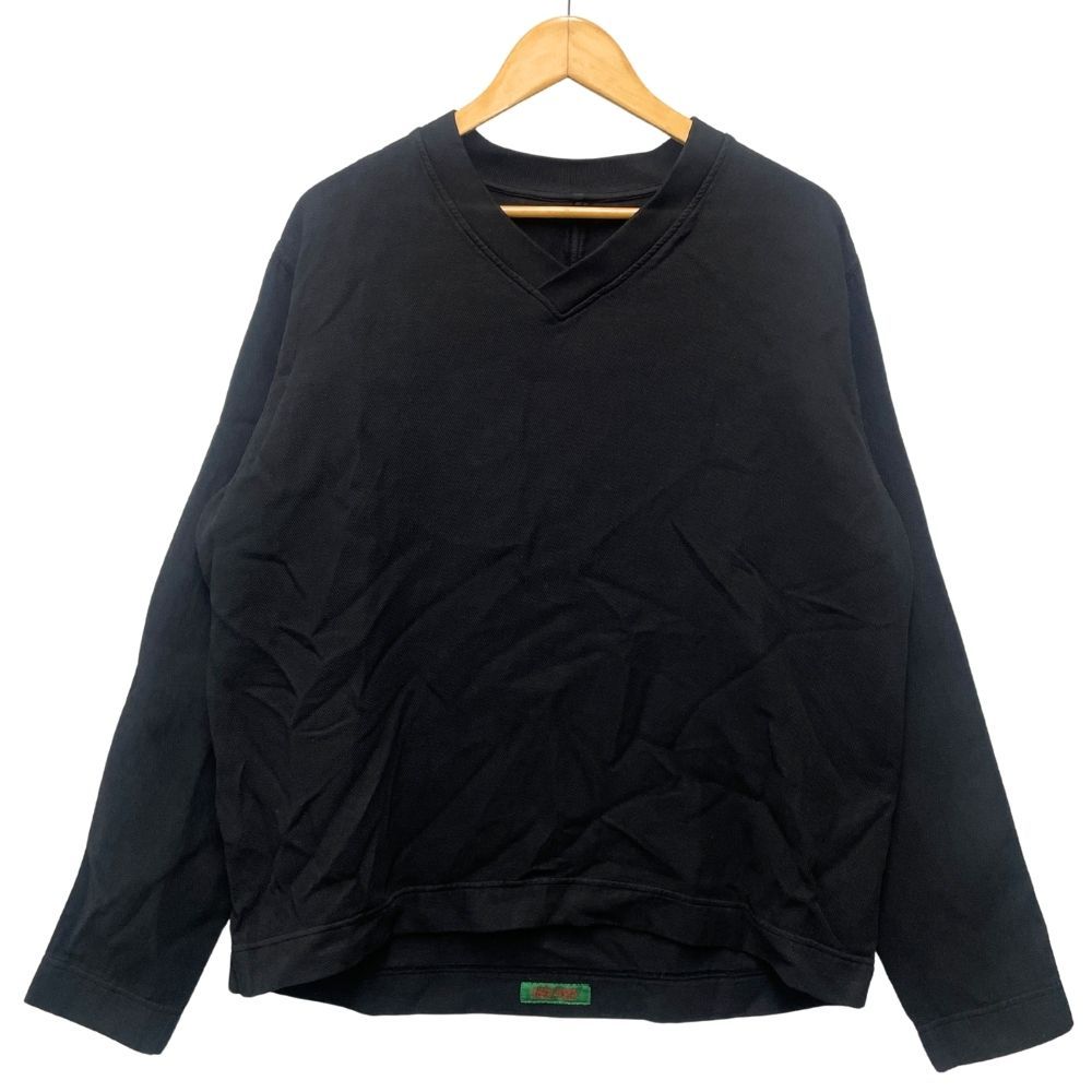 CASEY CASEY ケイシーケイシー 品番 21HH109 FELIX SWEAT Vネック スウェット ブラック サイズM 正規品 / 52328 CASEY CASEY ケイシーケイシー 品番 21HH109 FELIX SWEAT Vネック