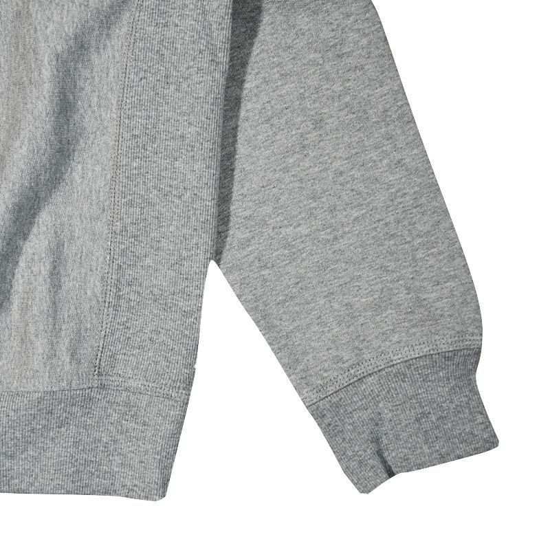 Carhartt WIP HALF ZIP AMERICAN SCRIPT - Sweatshirt - black CARHARTT WIP カーハート HALF ZIP AMERICAN SCRIPT SWEATSHIRT ハーフジップ アメリカン スクリプト スウェットシャツ 裏起毛 トレーナー カジュアル GREY HEATHER グレー I027014V6XX