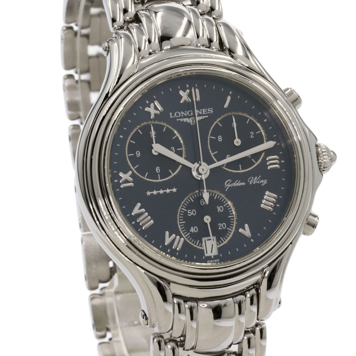 LONGINES L3.610.4 ゴールデンウイング 腕時計 SS SS メンズ - 腕時計 ...