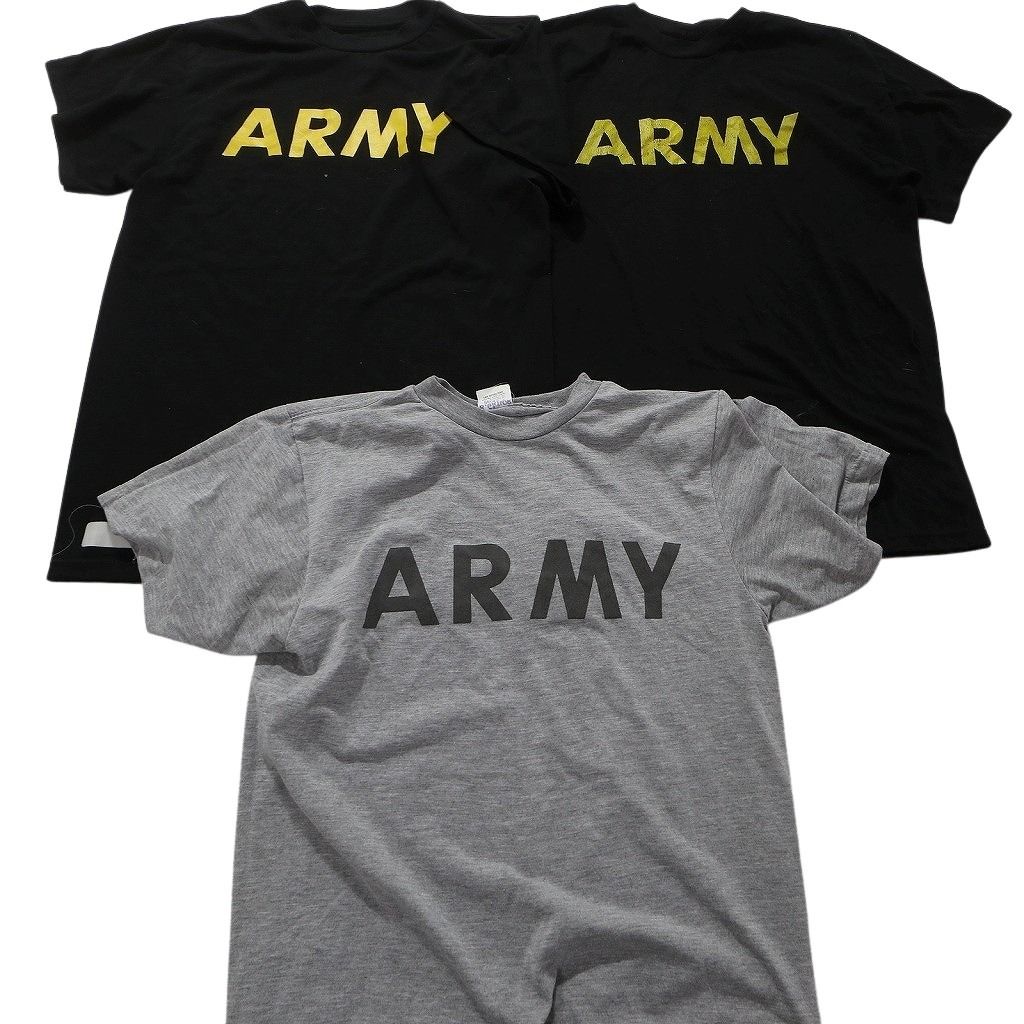 古着卸 まとめ売り 米軍実物・民間MIX ミリタリー 半袖Tシャツ 15枚セット (メンズ S /M ) ARMY US NAVY グレー ブラック  MU9252 - メルカリ