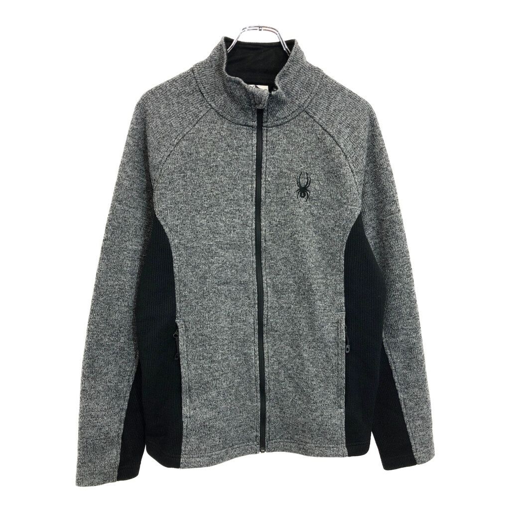 SPYDER スパイダー フリースジャケット アウトドア グレー(メンズ M)中古 古着 U3777