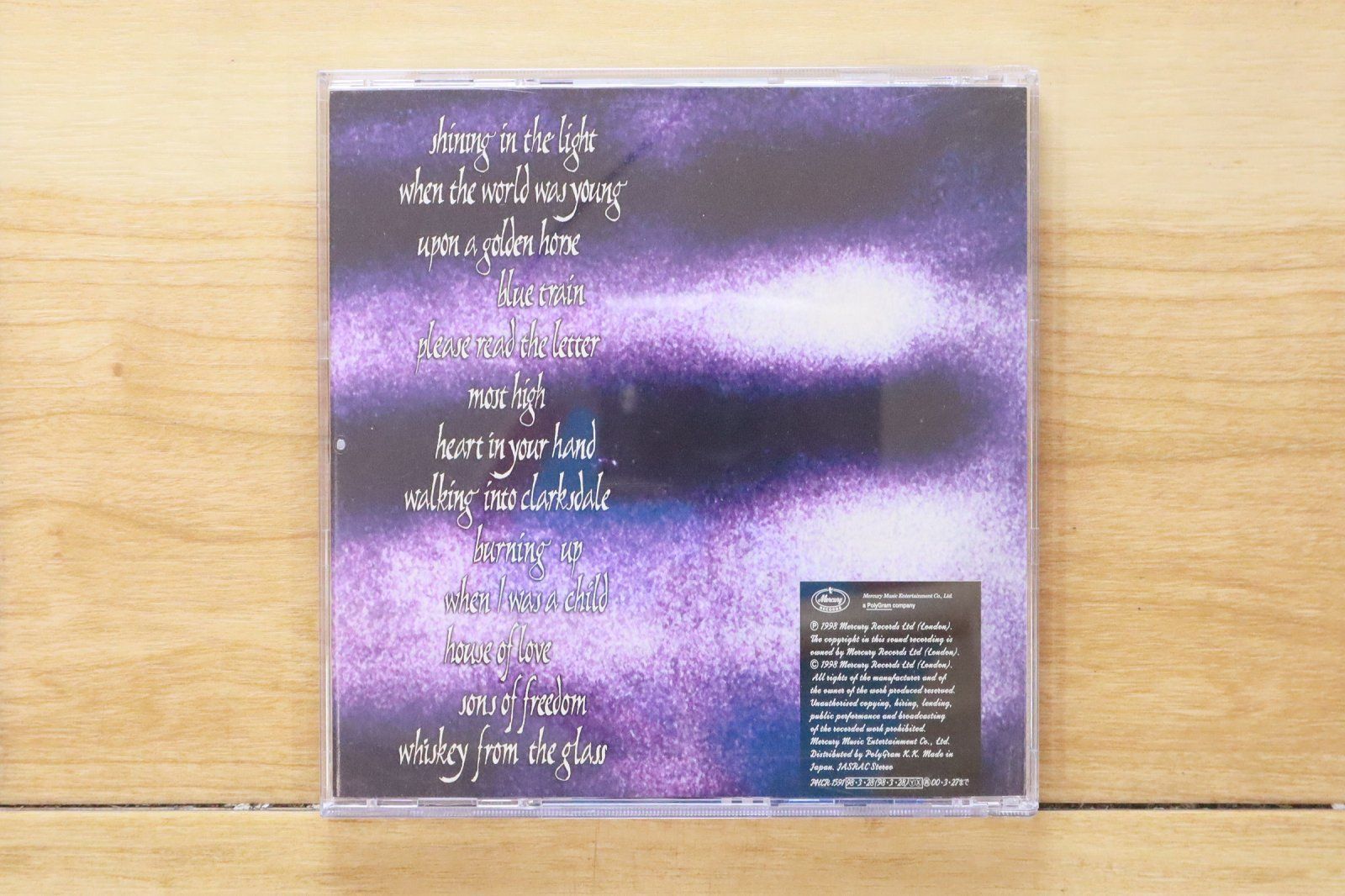 国内盤CD☆ロバート・プラント/ROBERT PLANT□ ウォーキング・イントゥ