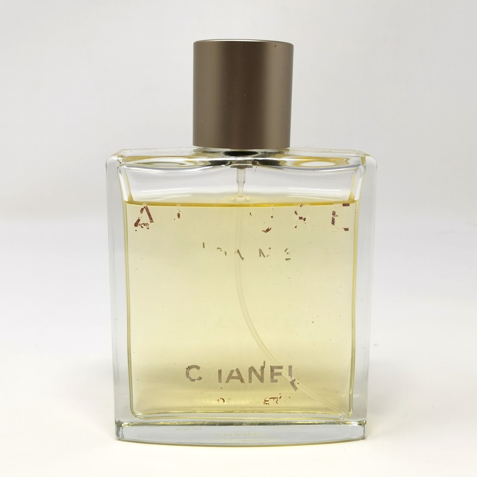 CHANEL アリュール 香水 100ml 本物の証明シール 箱あり CHANEL アリュール オーデトワレ 100ml 箱あり 瓶の文字はげて