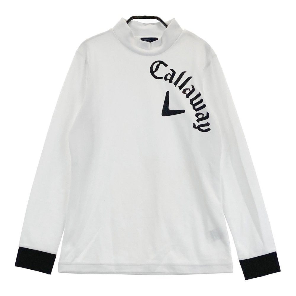 サイズ：L CALLAWAY キャロウェイ ハイネック 長袖Tシャツ ロゴ