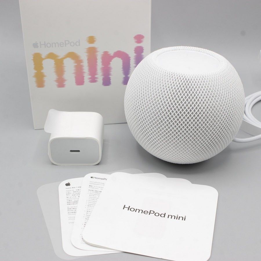 Apple Home Pod mini ホワイト(アップル ホームポッドミニ)