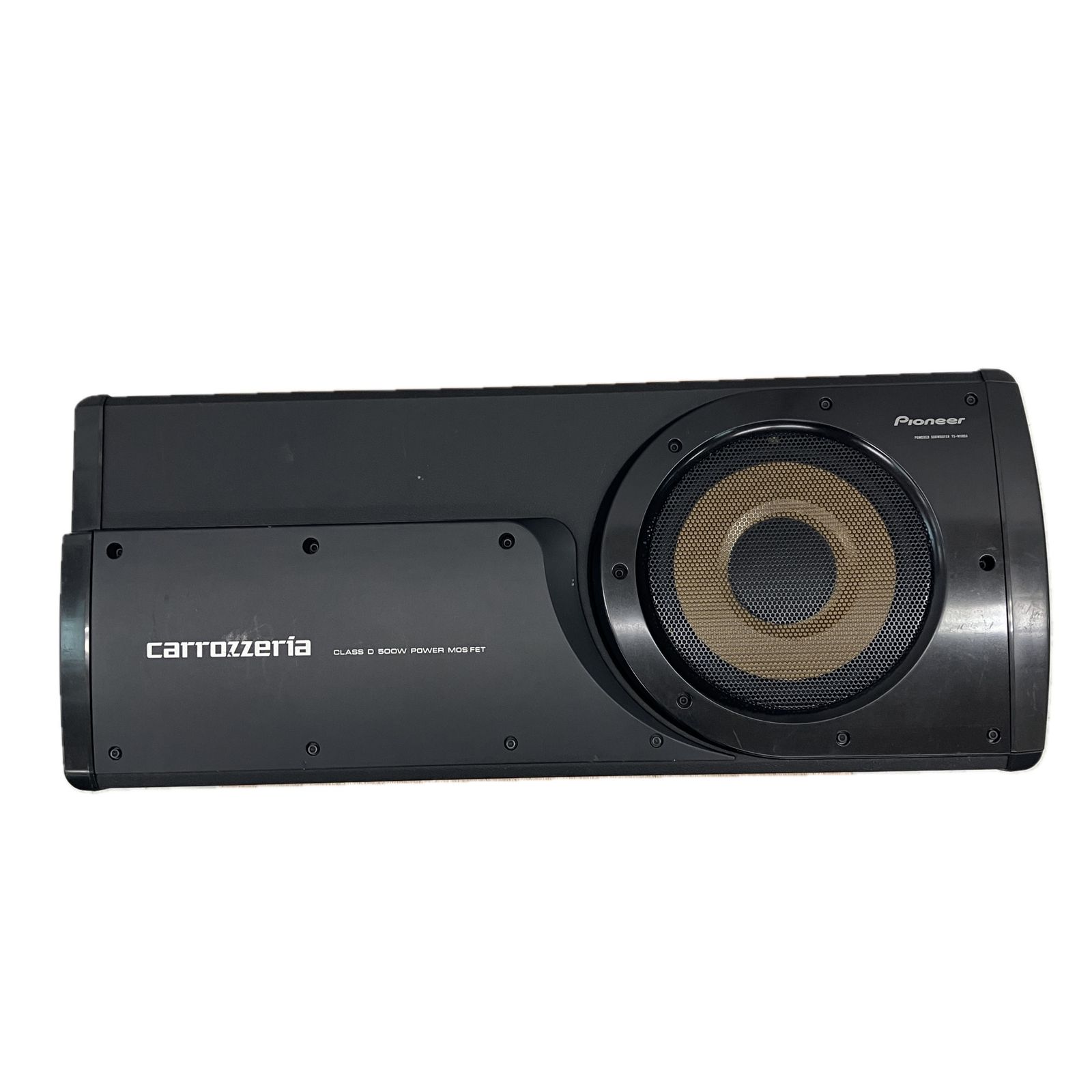 Carrozzeria Pioneer TS-WX99A パイオニアカロッツェリア サブウーファー ウーハー リモコン付 音響機器 ジャンクC10510414