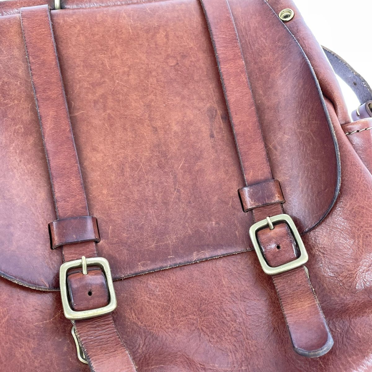 HERZ ヘルツ 棒屋根クラシックリュック リュック R-153 ブラウン