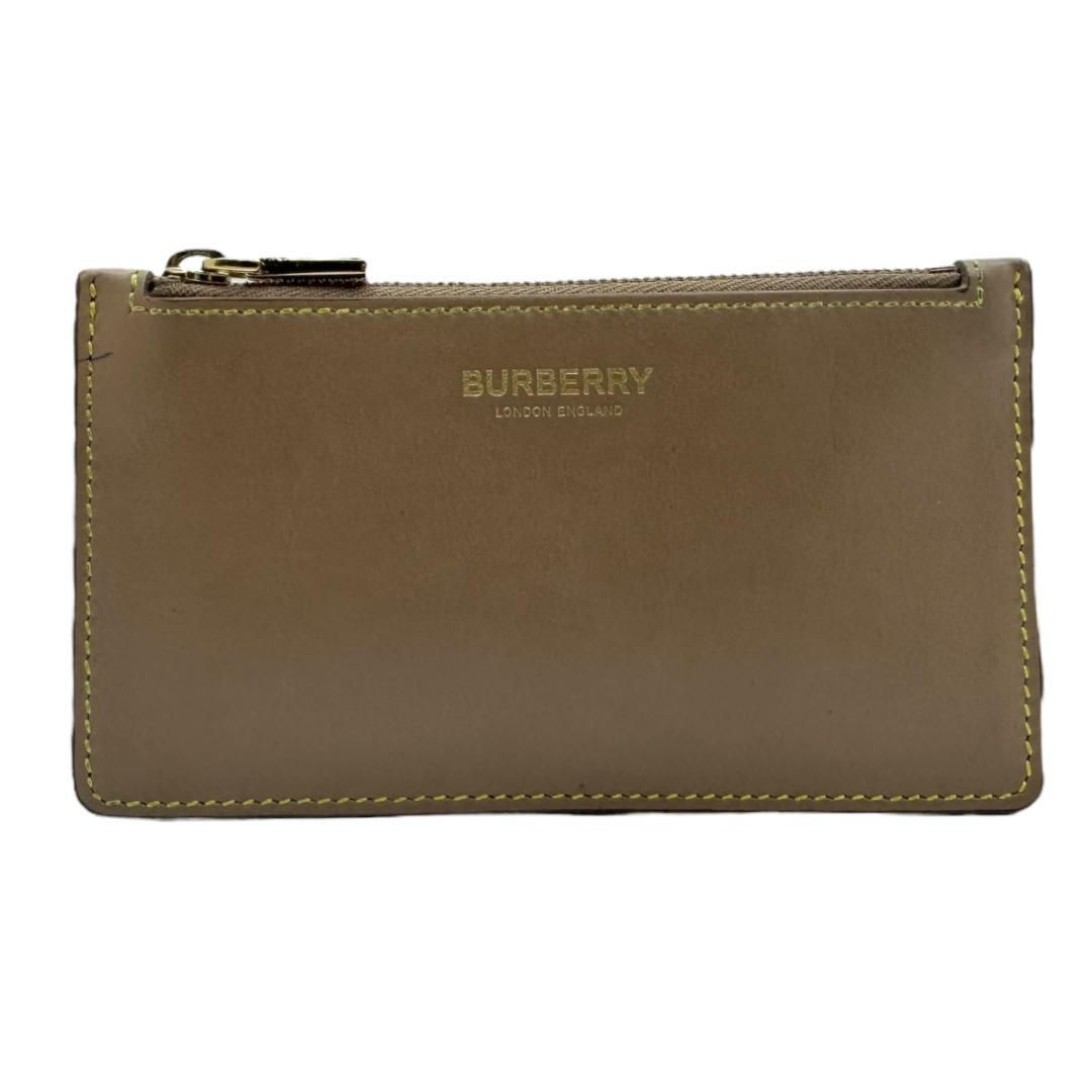 Burberry バーバリー フラグメントケース き カード付き 保存袋 ベージュ ♯1986