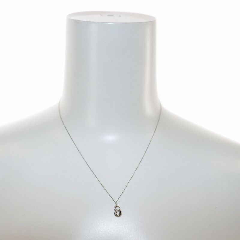 スタージュエリー STAR JEWELRY 24年製 K10 ネックレス DIAMOND DOUBLE