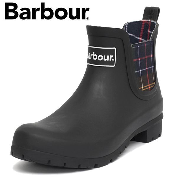 バブアー Barbour 靴 レディース レインブーツ 長靴 サイドゴア レインシューズ 防水 LRF0088 BK11