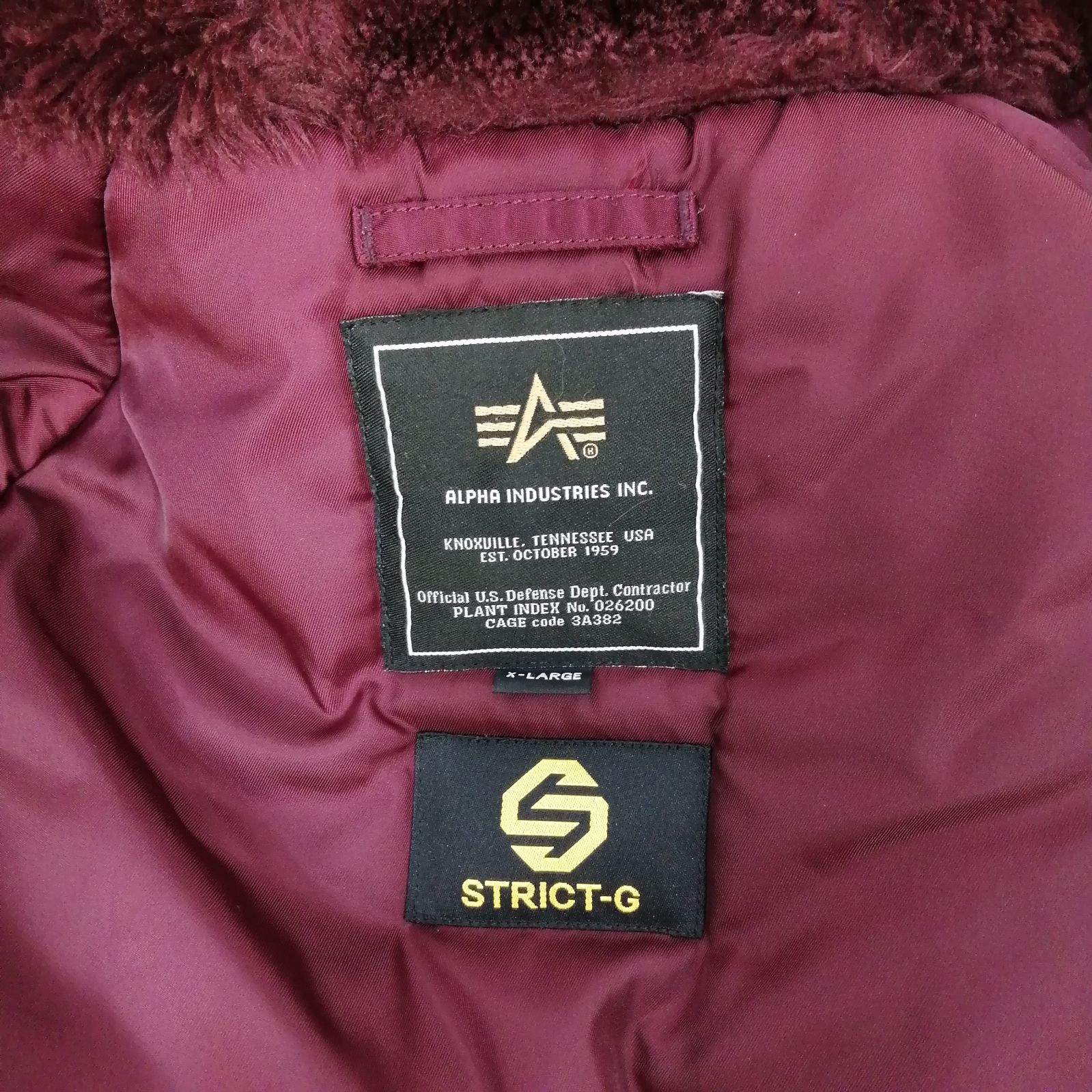 STRICT-G × ALPHA INDUSTRIES コラボ N-3B シャアアズナブル