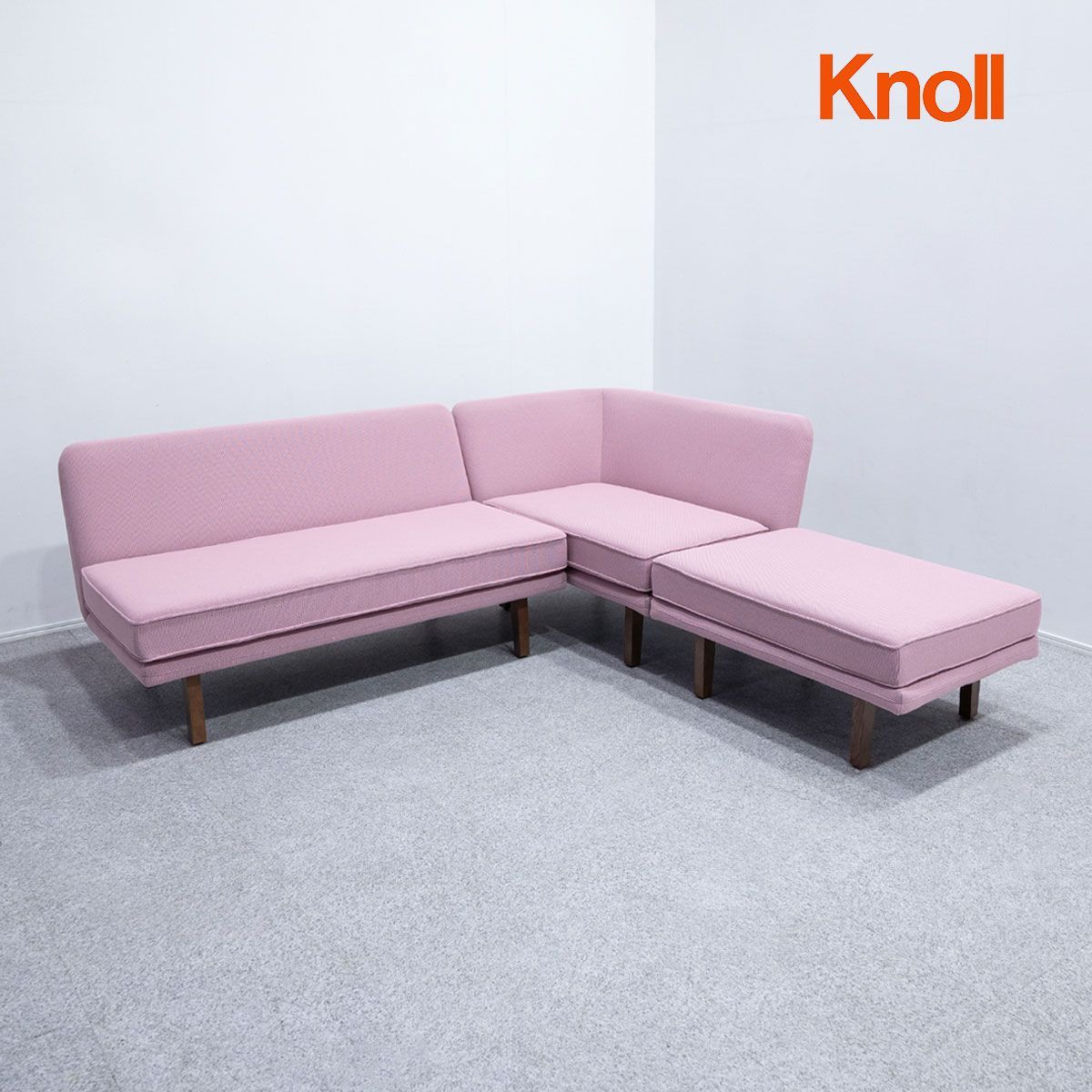 美品　フローレンス・ノール ラウンジソファ リプロダクト ラウンジソファ 1P（ファブリック） Florence Knoll Sofa リ