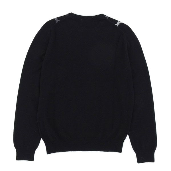 COMME des GARCONS コムデギャルソン×プリングル AD 2008 ピュアカシミヤ OB-N 031 サイズM スパンコール アーガイル ニット IG 00524