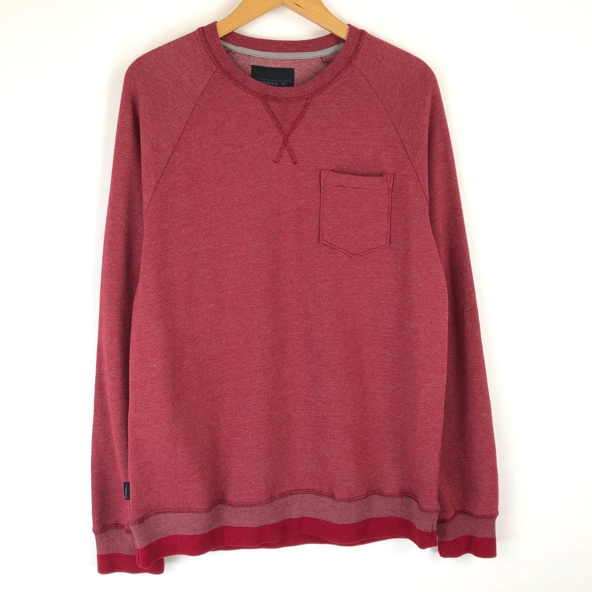 【古着】 O'MEILL オニール 無地スウェット 切り替え 杢素材 レッド系 メンズM 【中古】 n015279 - メルカリ