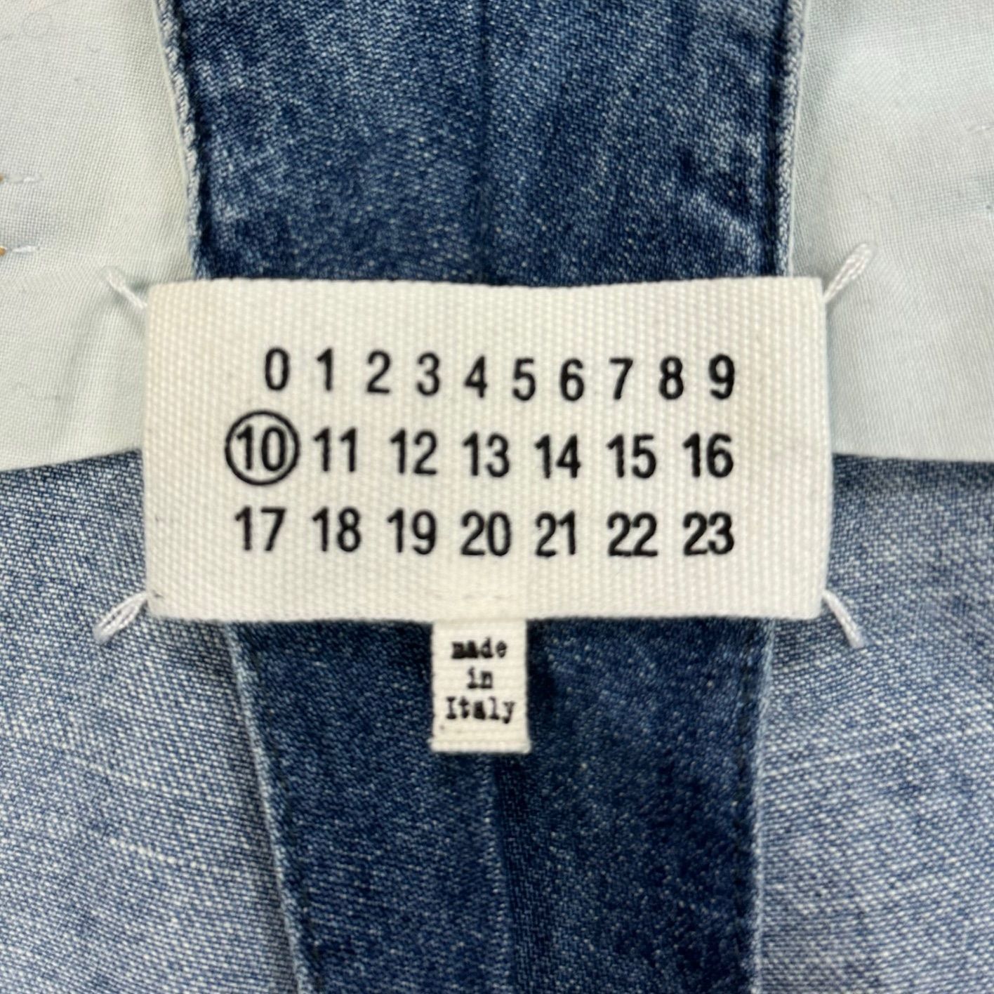MAISON MARGIELA 19SS シャンブレーワイド デニム パンツ メゾン 