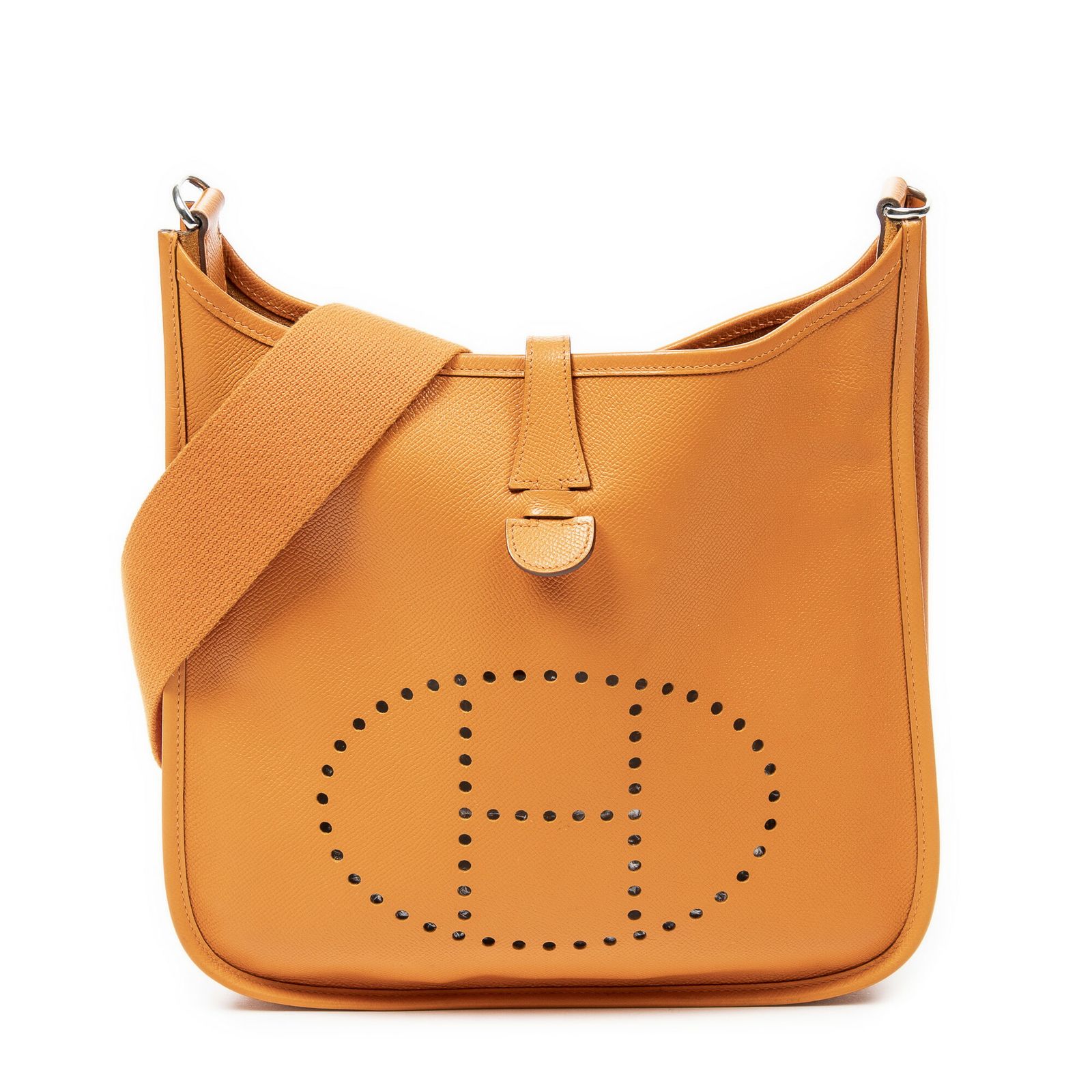 HERMES エルメスエヴリンIIIオレンジエプソムレザーA