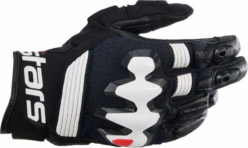 Alpinestars / アルパインスターズ Halo レザーグローブ ブラック  ホワイト サイズ L | 3504822-12-L
