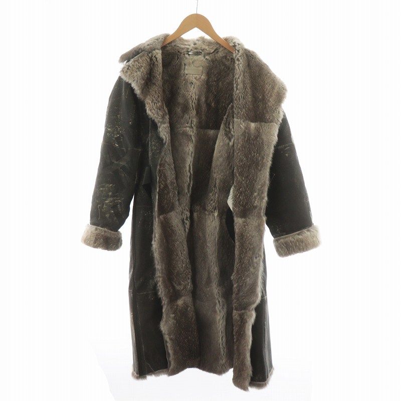 Dolce & Gabbana ロングファーコート ドルチェ&ガッバーナ ドルガバ DOLCE&GABBANA 毛皮コート ラビット