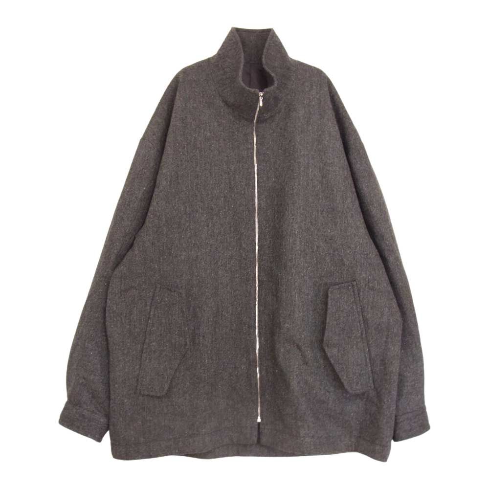 シュタイン stein ジャケット 22AW ST.415-2 Melton Zip Half Coat メルトン ジップ ハーフ コート グレー系  S【中古】 - メルカリ