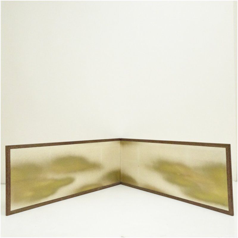 金砂子風炉先屏風 茶道具 おしゃれ パーテーション ついたて 和風 間仕切り 茶道 アンティーク インテリア レトロ 1月 3月 4月 春冬