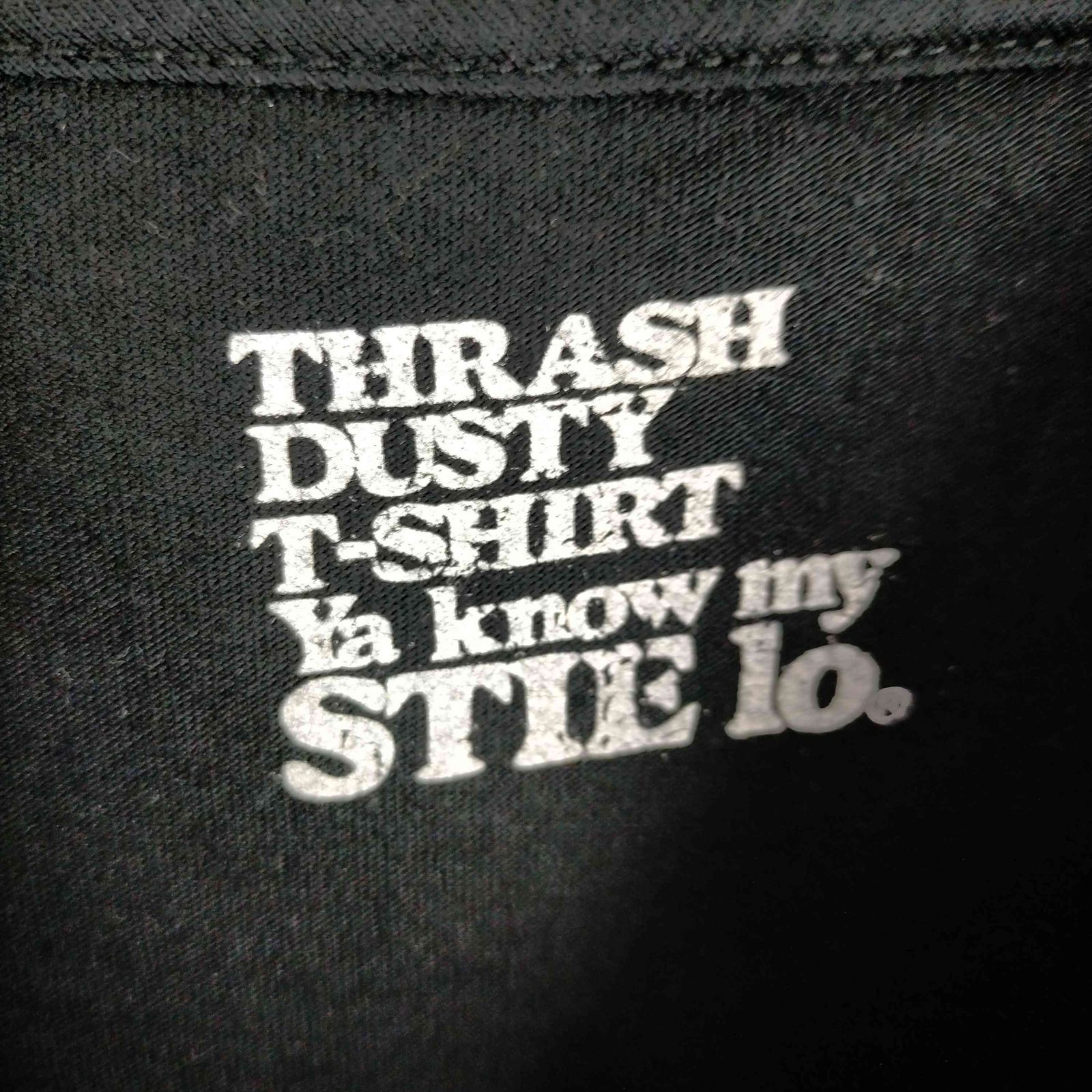 MINEDENIM / Tシャツ/L/コットン/thrash dusty t-shirt ya know my STIE// マインデニム MINEDENIM thrash dusty t-shirt ya know my STIE メンズ