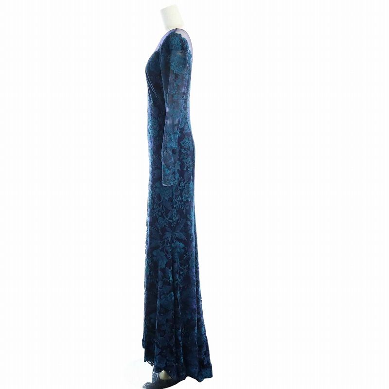 タダシショージ TADASHI SHOJI ロングワンピース ドレス 長袖 花柄 