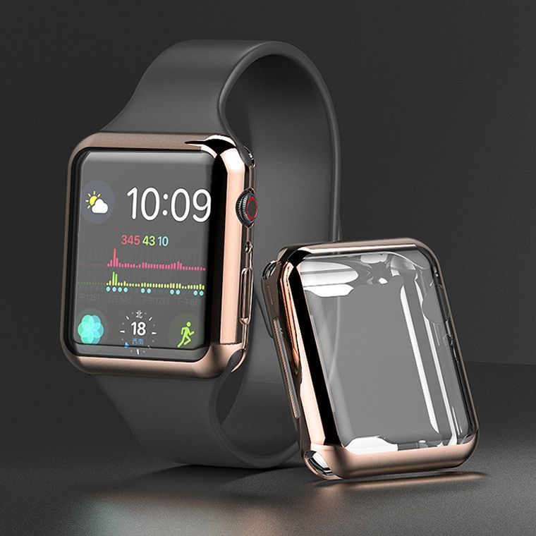 ローズ○42mm38mm○アップルウォッチカスタムカバー○シリーズ2  