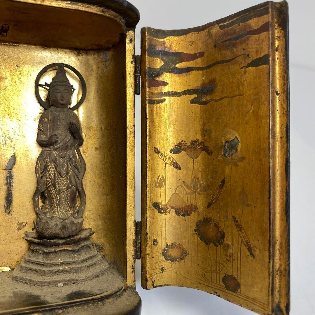 時代 厨子入 仏像 トトヒサ 東さ6-0716☆2F - メルカリ