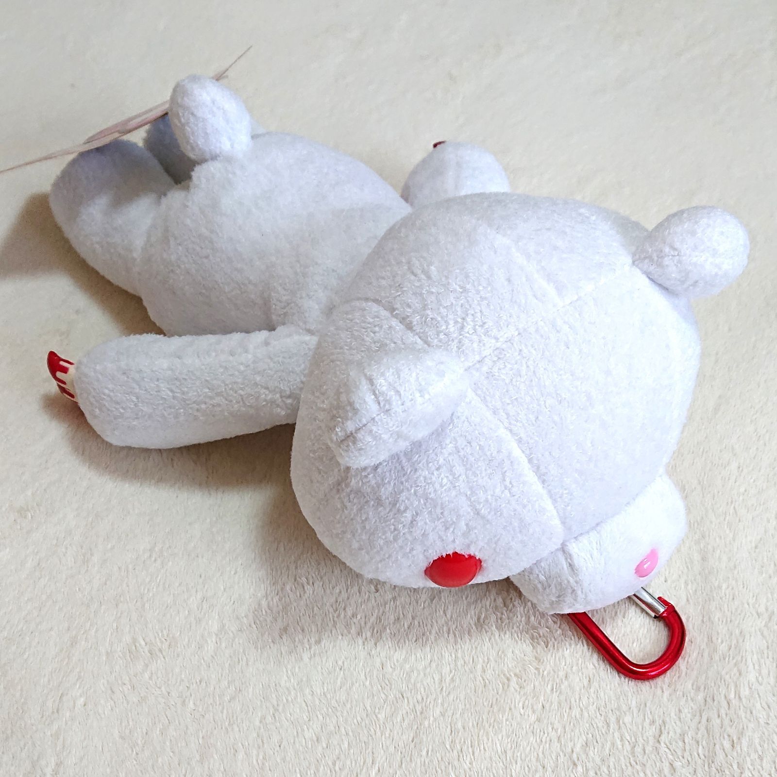 グルーミー　アルビノ　ポーチ 脱グル〜ミ〜 咬筋力自慢ポーチ ポケットタイプ アルビノ ぬいぐるみ