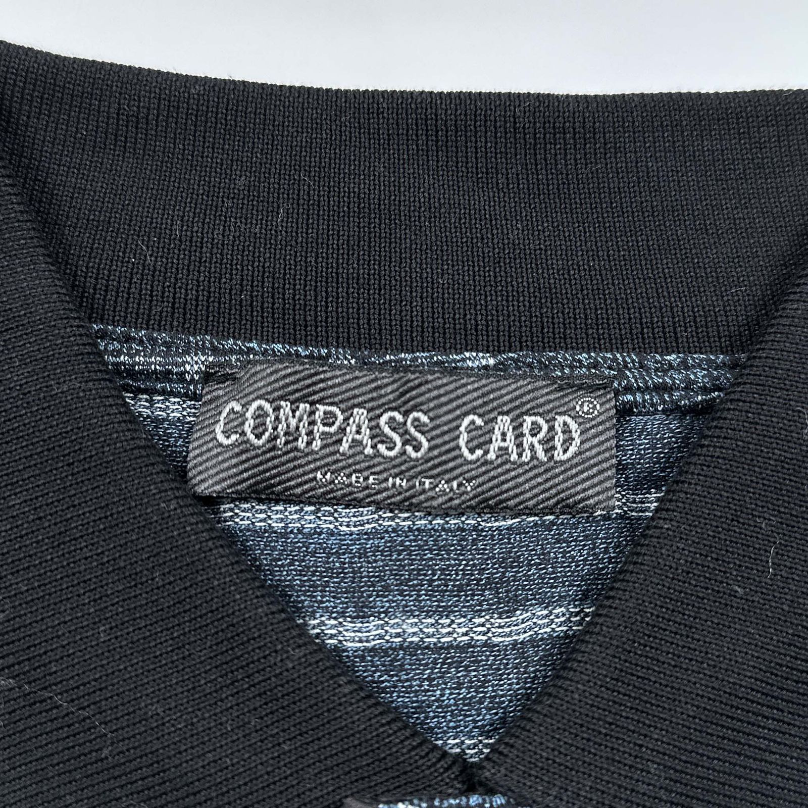 ○イタリア製○ COMPASS CARD コンパスカード 半袖ポロシャツ