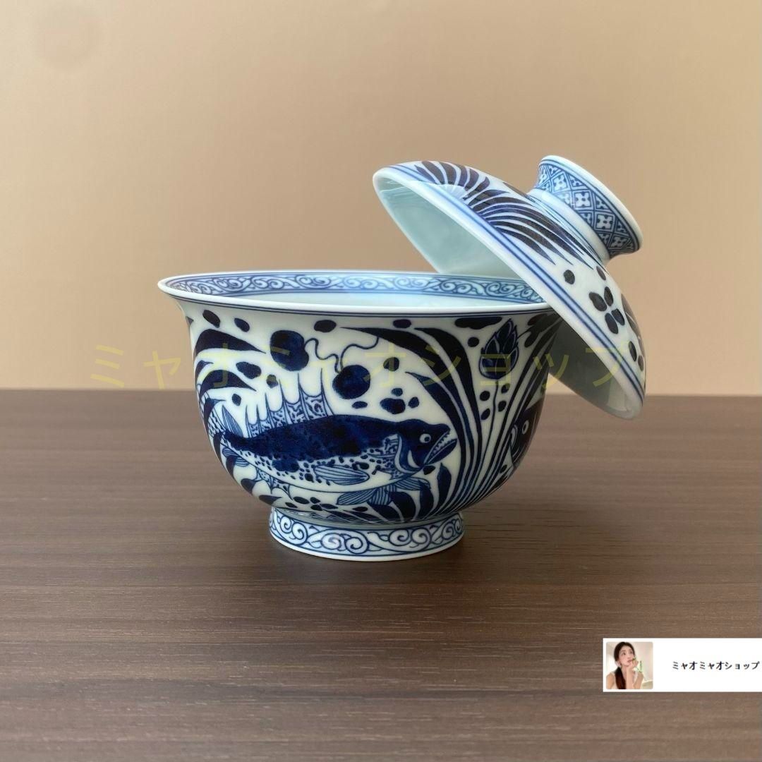 景徳鎮 元青花磁器魚藻紋懸停二才蓋碗 茶碗 煎茶器 - メルカリ 景徳鎮 元青花磁器魚藻紋懸停二才蓋碗 茶碗 煎茶器 - メルカリ