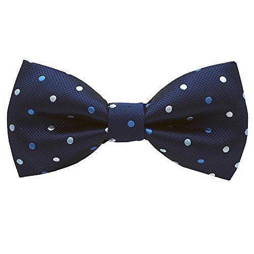 [人気商品] [Bowties.jp] ネイビー ドット 蝶ネクタイ ボウタイ 簡易装着タイプ bd026
