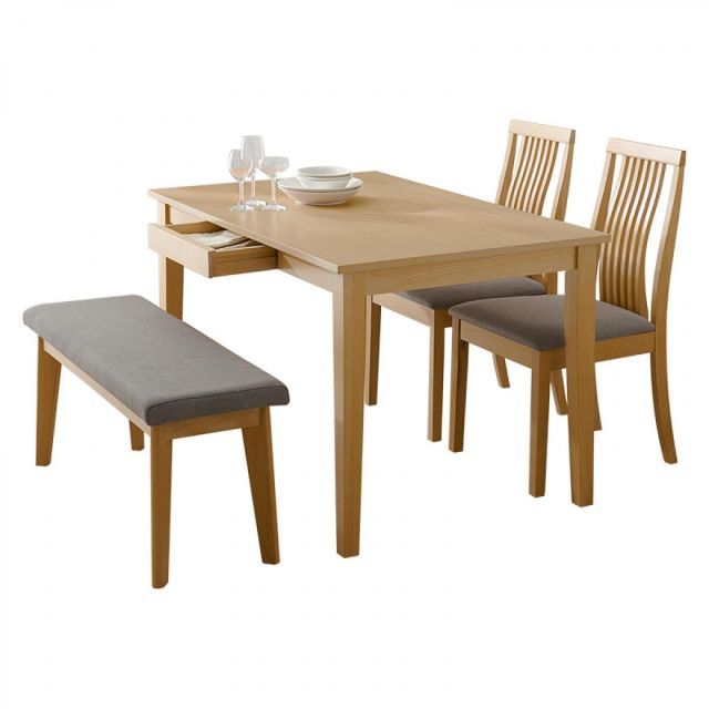 萩原 Hagihara ダイニング４点セット グレー MI-861035NALGY-4S 新生活 一人暮らし デザイン おしゃれ インテリア 家具