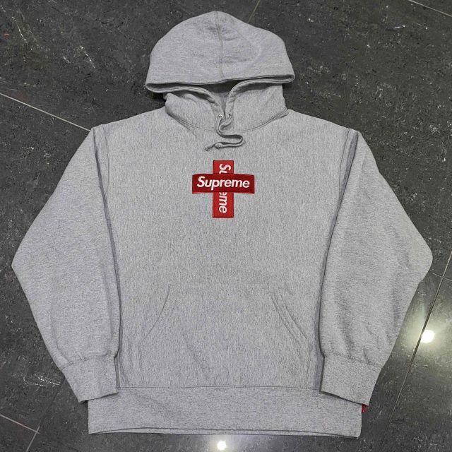 Supreme 20aw Cross Box Logo Hooded Sweatshirt Size-M シュプリーム  