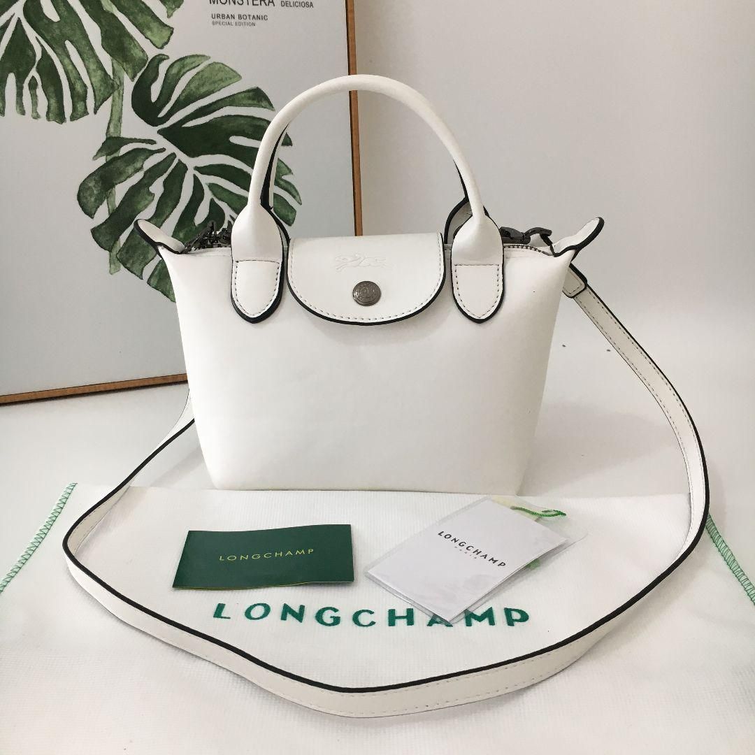 新人気✨ ロンシャン ルプリアージ LONGCHAMP ショルダーバッグ XS ホワイト