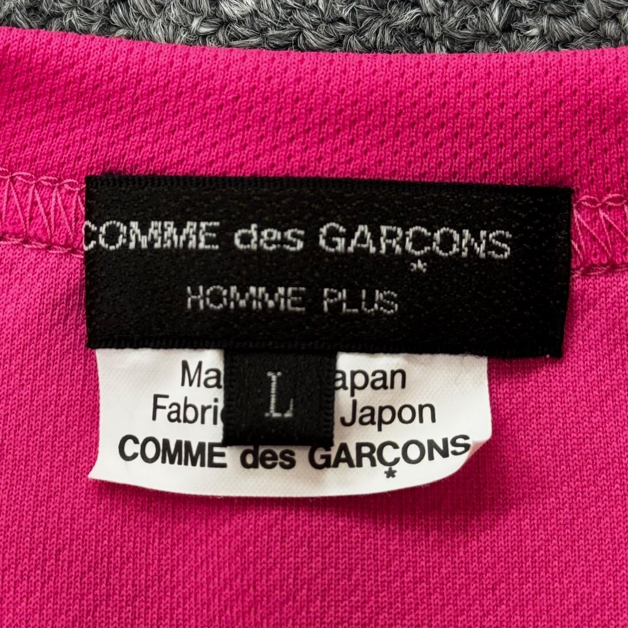 COMME des GARCONS HOMME PLUS 23AW Cut-Out Detail Long Sleeve T