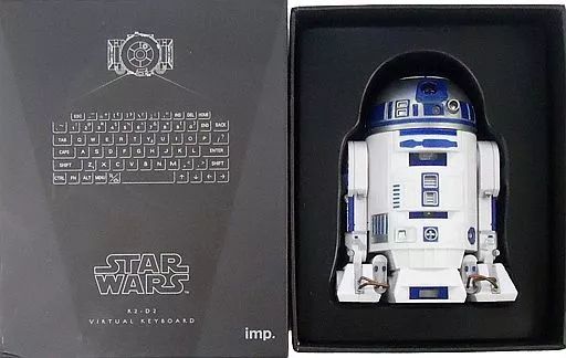 家電サプライ R2-D2 ホワイト バーチャルキーボード スター ウォーズ