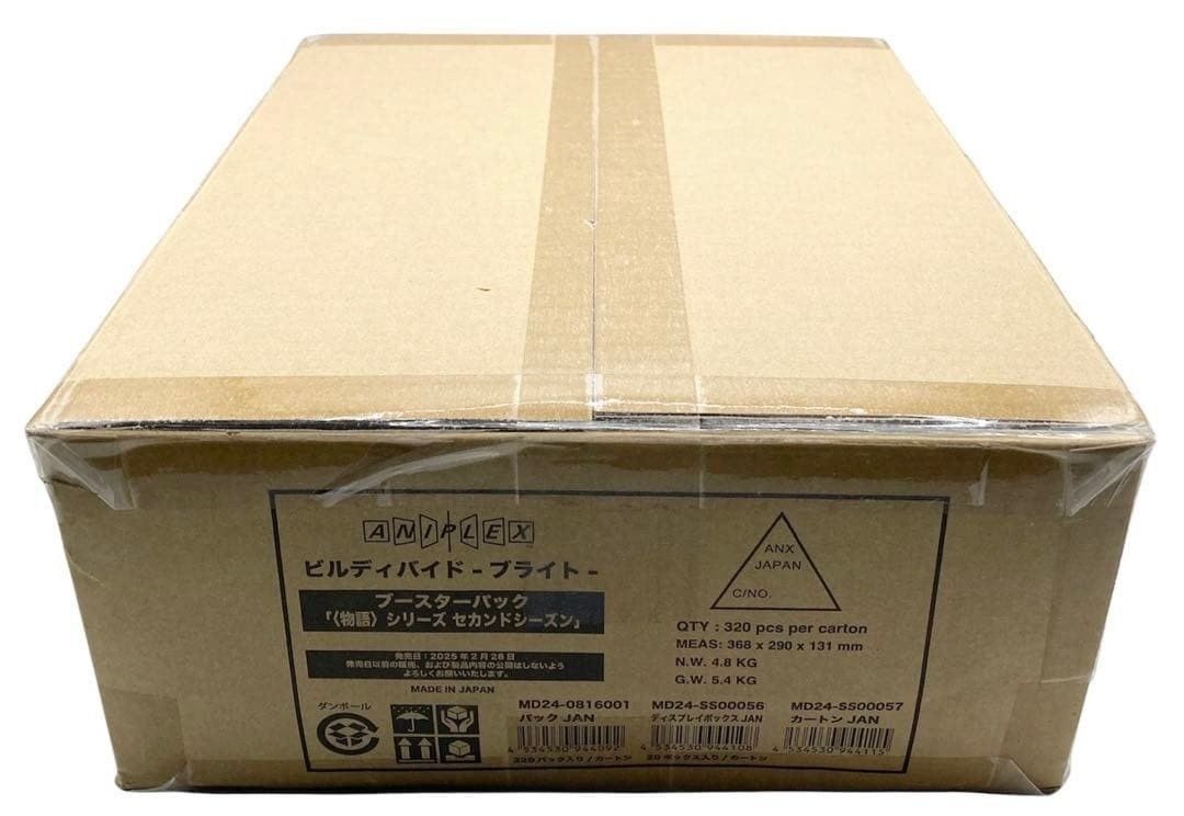 【新品カートン】 ブースターパック 物語シリーズ セカンドシーズン 箱痛み品 新品・1カートン】ビルディバイド -ブライト- ブースターパック 物語