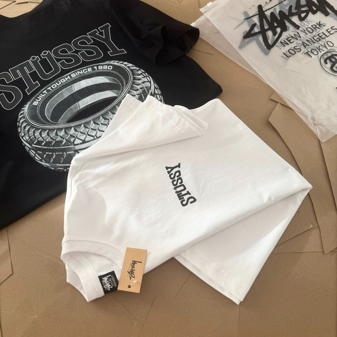 Stussy ステューシー SS25 タイヤプリント クルーネック 半袖T