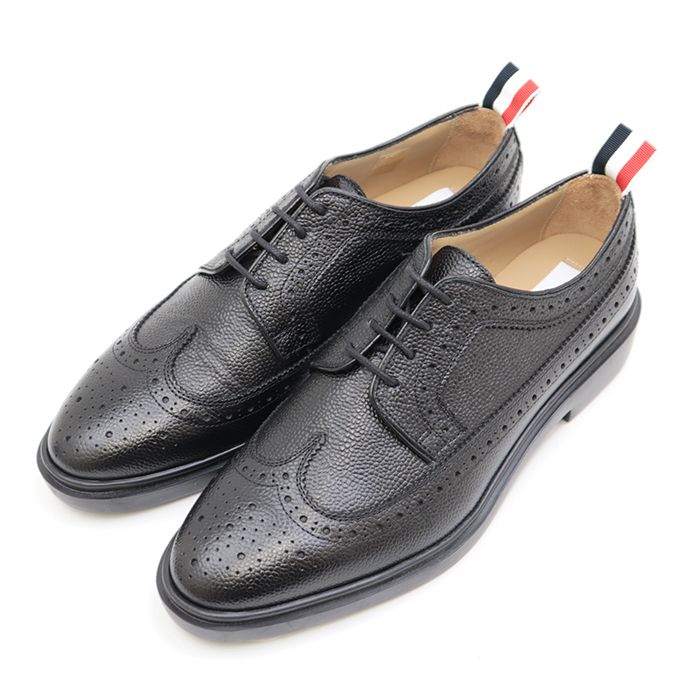 箱付き美品 THOM BROWNE トムブラウン ロングウィング フルブローグ 箱付き美品 THOM BROWNE トムブラウン ロングウィング フルブローグ