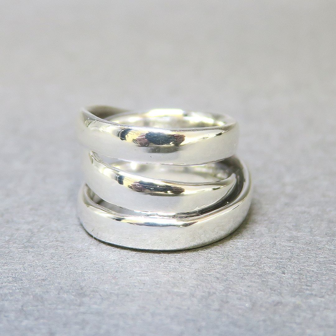 新品e.mシルバー925 ボリュームリング 13号 e.m.シルバー スパイラル リング 13号 13.4g -buys - メルカリ