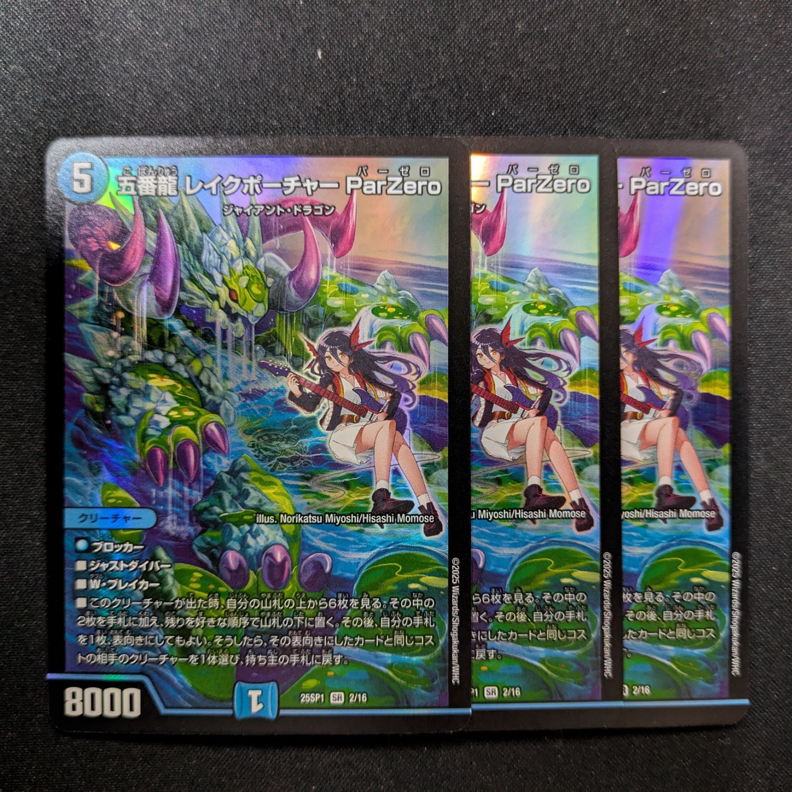 五番龍 レイクポーチャー ParZero パーゼロ 3枚 ドラゴン娘 五番龍 レイクポーチャー ParZero パーゼロ 3枚 ドラゴン娘