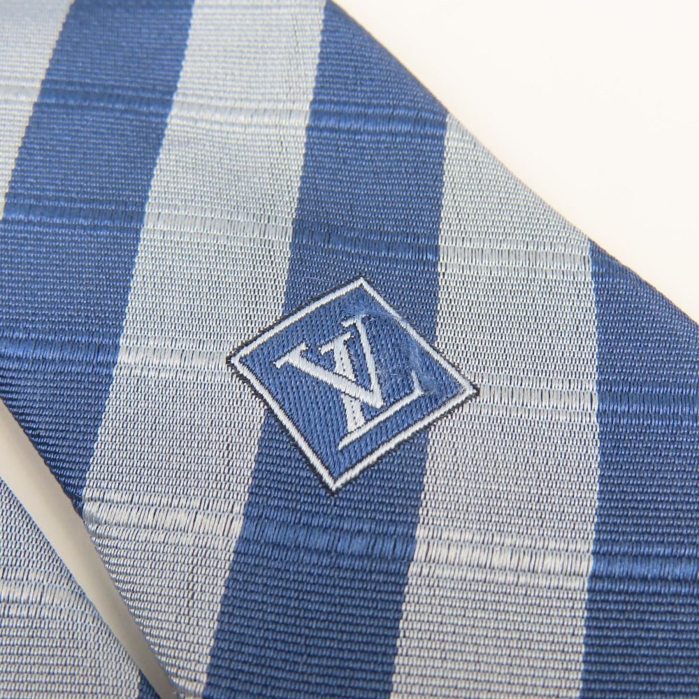 美品✨LOUIS VUITTON ルイヴィトン　ネクタイ　シルク　ストライプ LOUIS VUITTON ルイヴィトン ネクタイ 美品 モノグラム シルク
