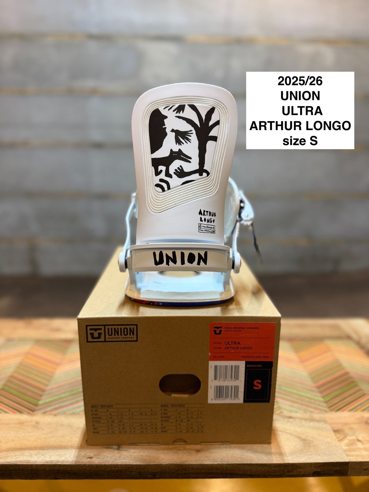2025|26 UNION ビンディング ULTRA ARTHUR LONGO size S