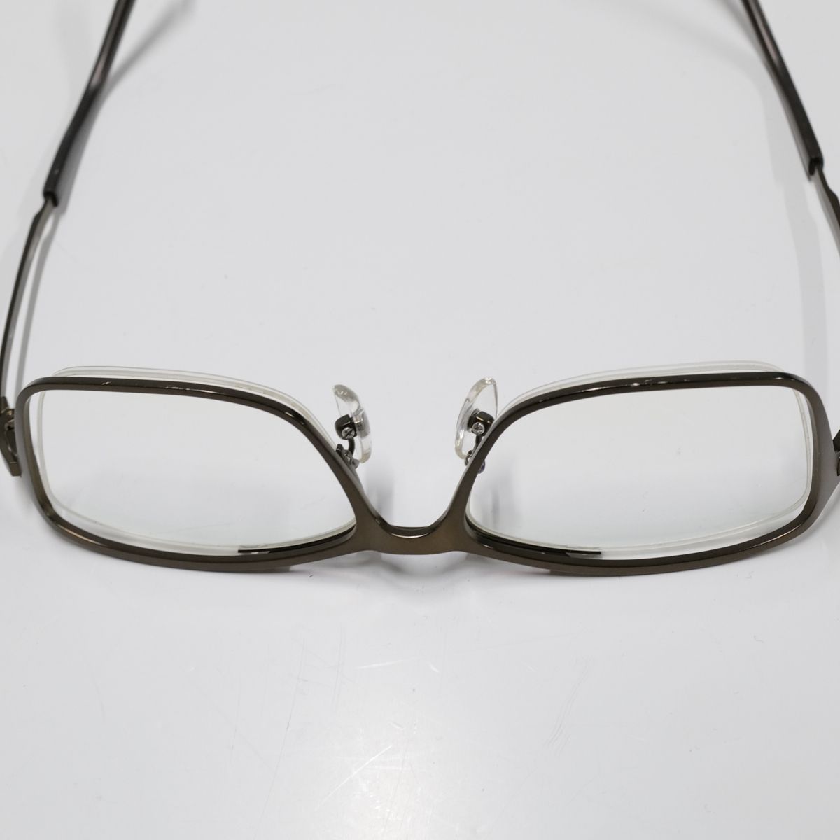 999.9 フォーナインズ S-825T 眼鏡 USED美品 メンズ チタン ダブル