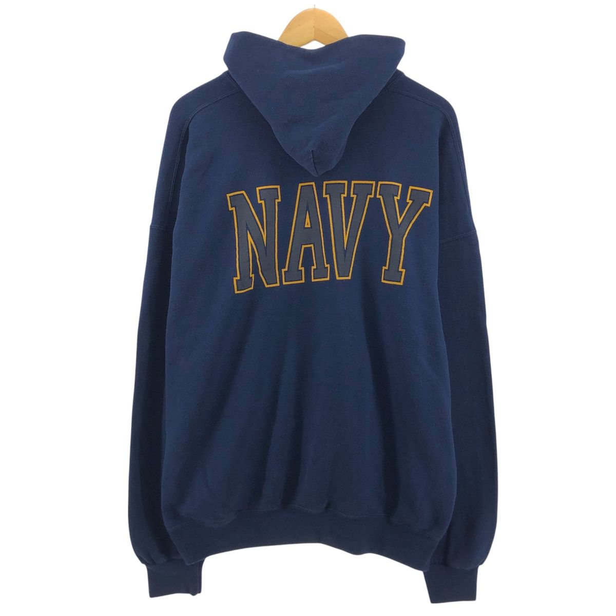 90s USNAVY SOFFE USA製 スウェット 長袖 古着 90s USA製 Soffe 「NAVY」 ストレート ミリタリー