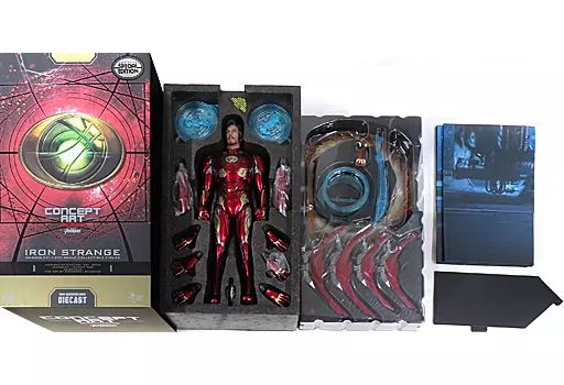 フィギュア　アイアン・ストレンジ(ボーナスアクセサリー付き) 「アベンジャーズ/エンドゲーム」 ムービー・マスターピース DIECAST 1/6 アクションフィギュア トイサピエンス限定 中古】フィギュア アイアン・ストレンジ(ボーナスアクセサリー